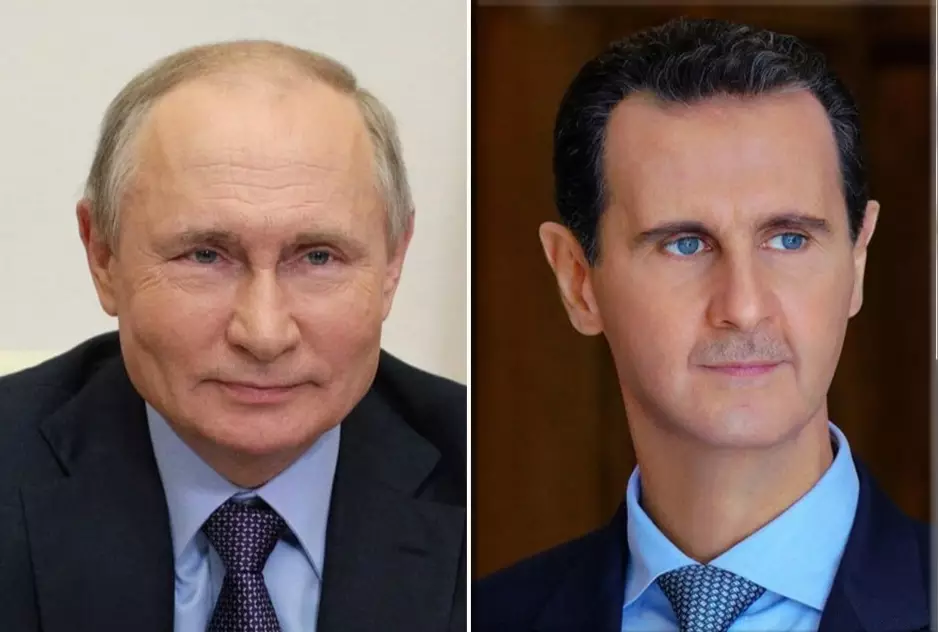 الرئيس الأسد يهنئ نظيره الروسي بمناسبة عيد “حماة الوطن” الروسي 