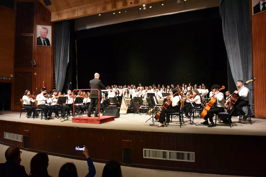 حفل موسيقي لأوركسترا كلية التربية الموسيقية بجامعة البعث على مسرح قصر الثقافة بحمص. 